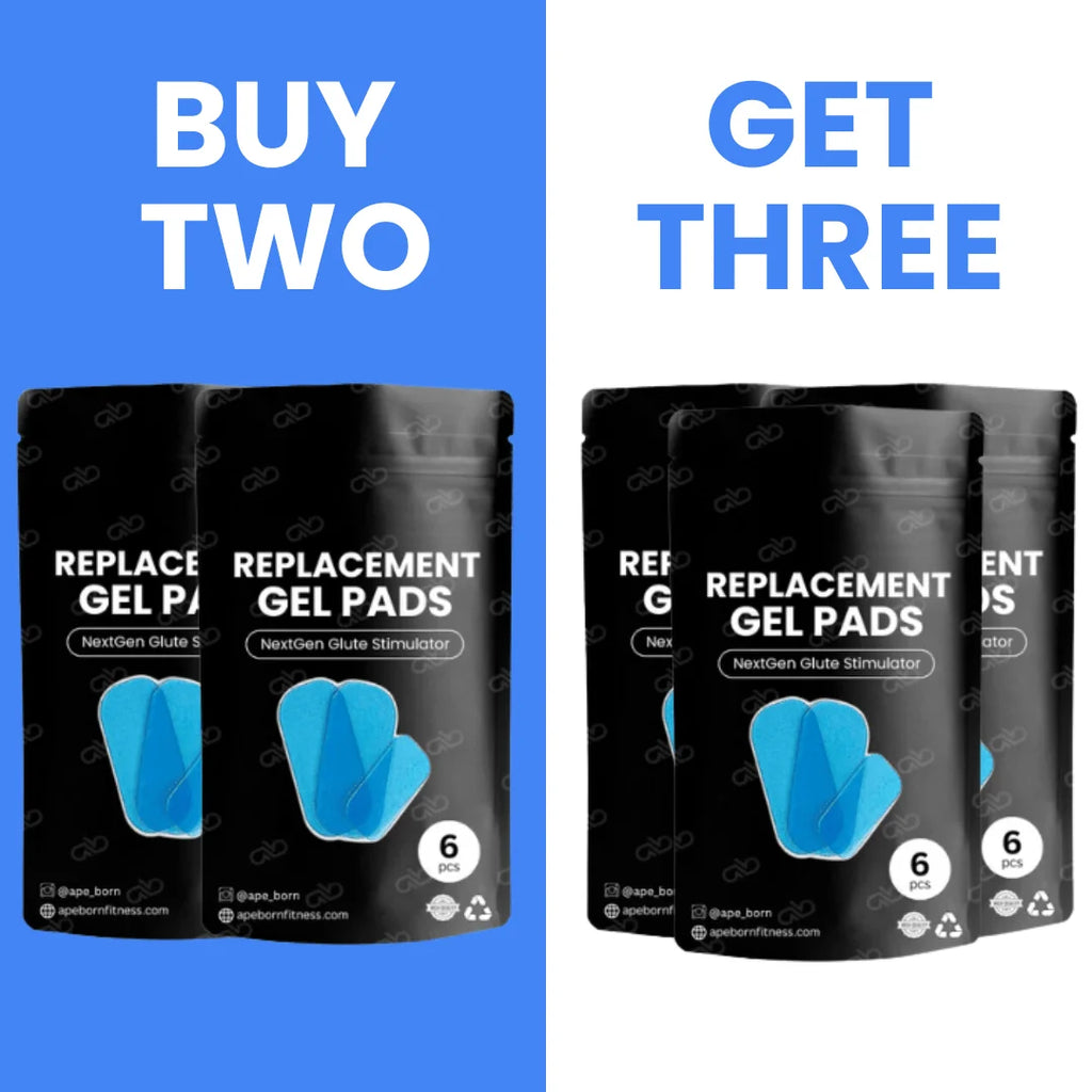 Glute Stimulator Replacement Gels 6pcs (Subscription)