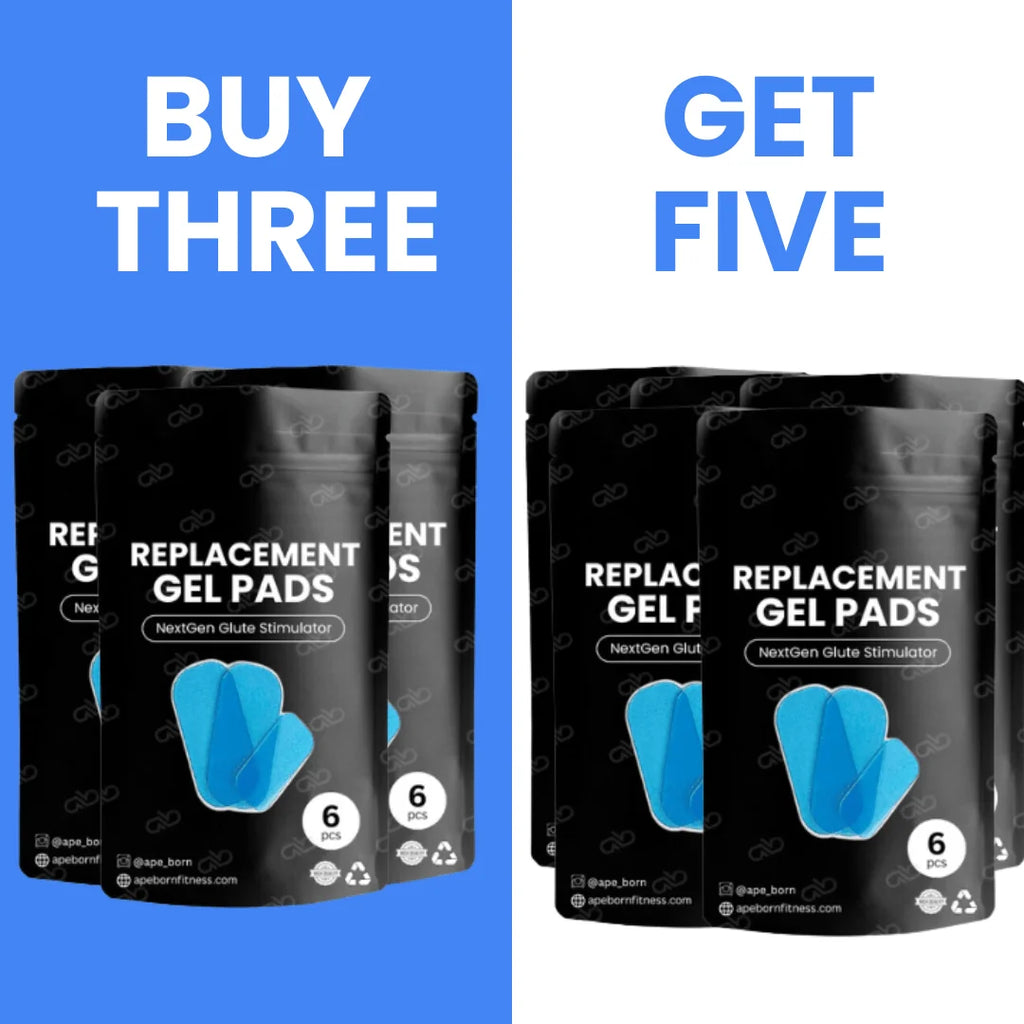 Glute Stimulator Replacement Gels 6pcs (Subscription)